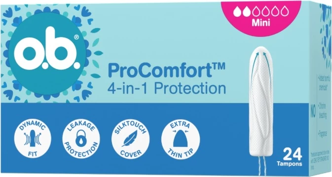 Tampona për femra O.B. ProComfort Mini 24 copë