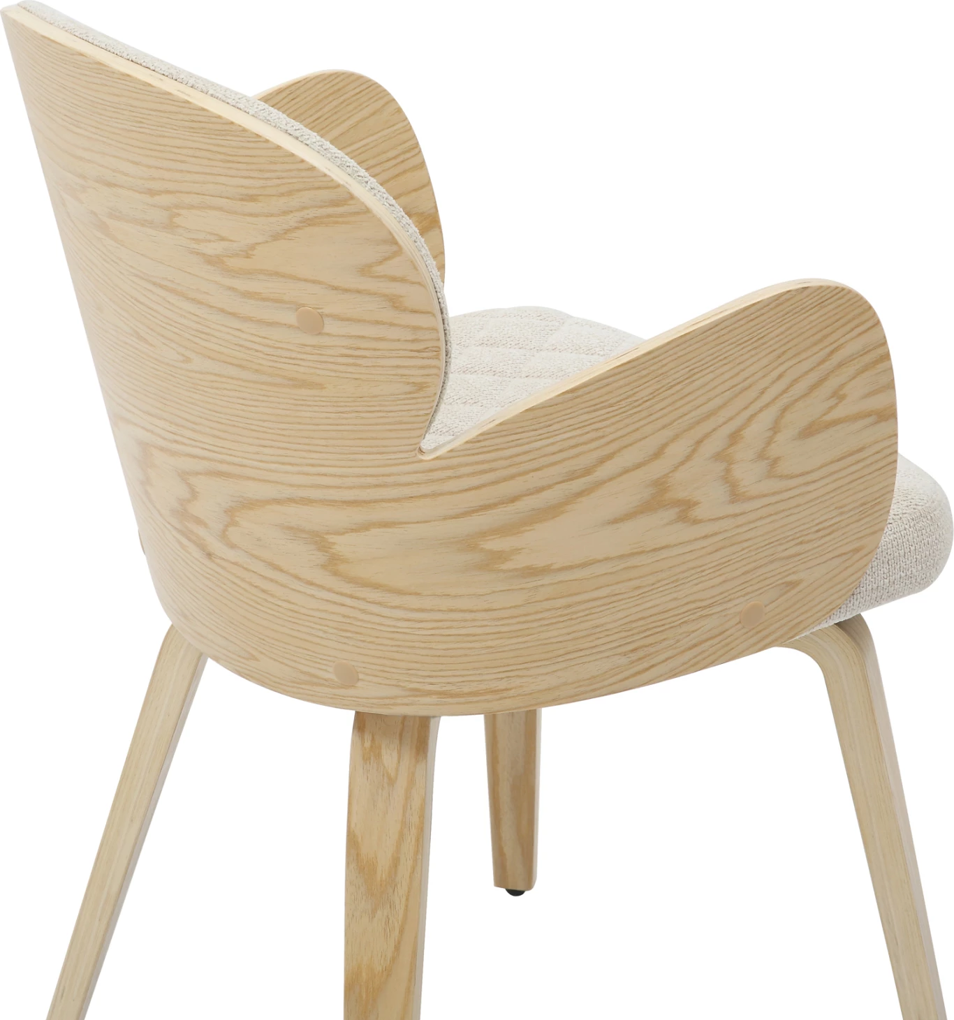 Karrige për ngrënie DARNELL FH9974.01, dru i përpunuar, ngjyrë lisi-ecru, 56x56x83H cm