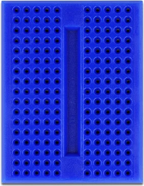 Breadboard mini DeLOCK 170 kontakte, 46x36x10 mm, blu