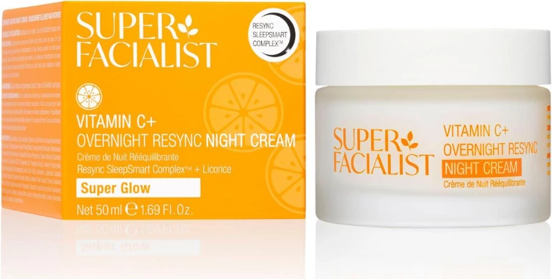 Krem nate Super Facialist Vitamin C Overnight Resync Night Cream, 50ml