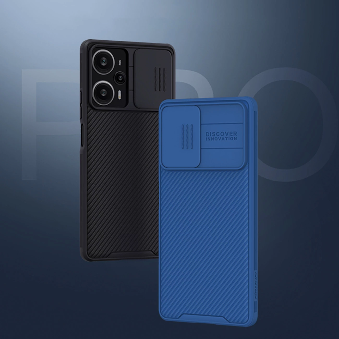 Mbështjellës Nillkin CamShield Pro për Xiaomi Redmi Note 12 Turbo / Poco F5, i zi