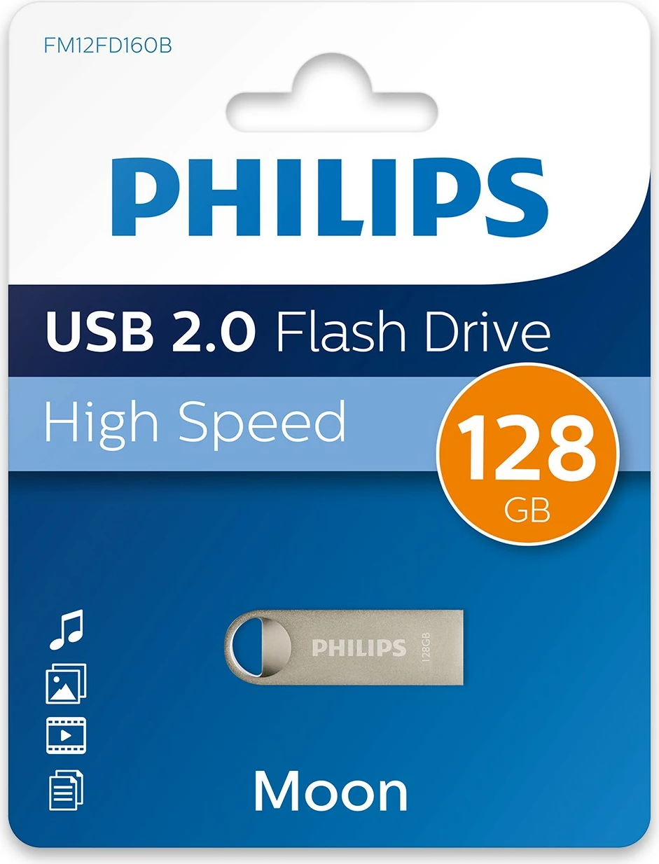 USB stick Philips 128GB Moon Vintage Silver