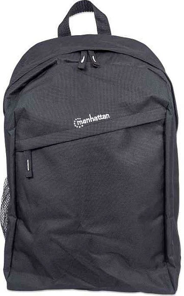 Çantë shpine Manhattan Knappack 15.6", e zezë, lehtë, xhep për laptop