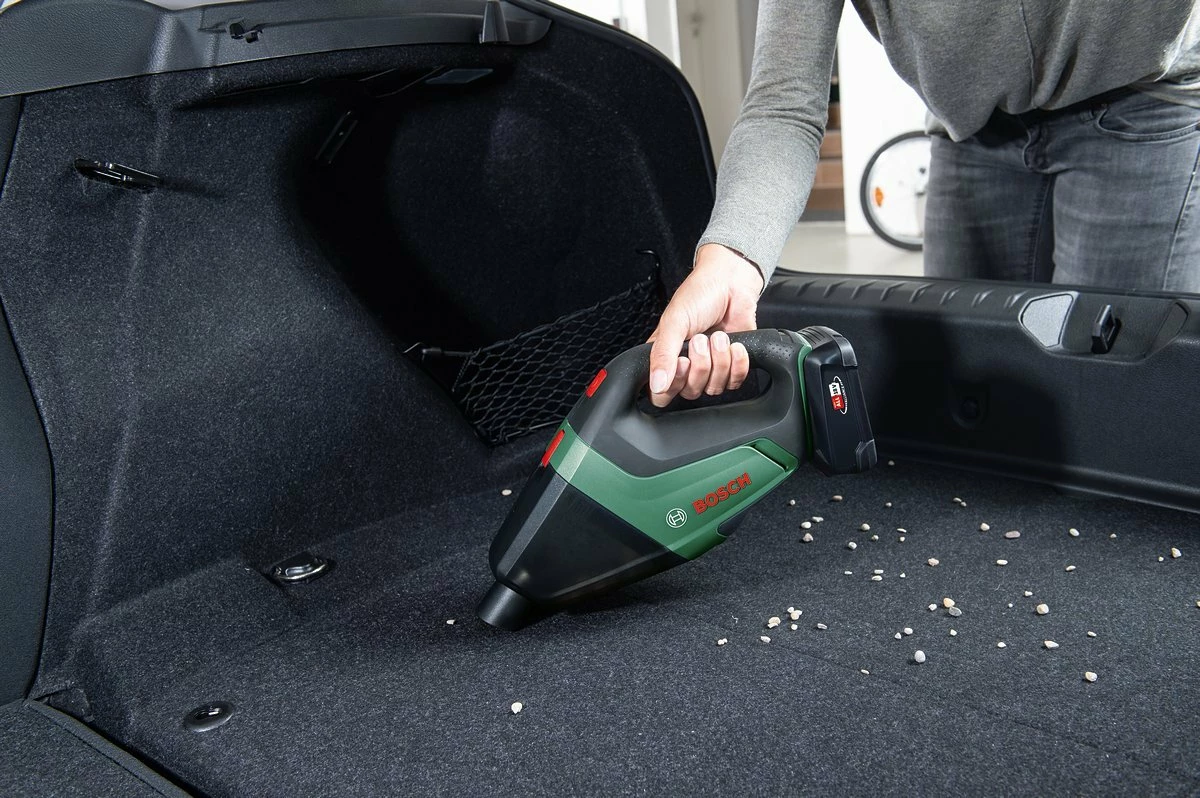 Fshesë me vakum dore Bosch UniversalVac 18, 18 V, 500 ml, jeshile