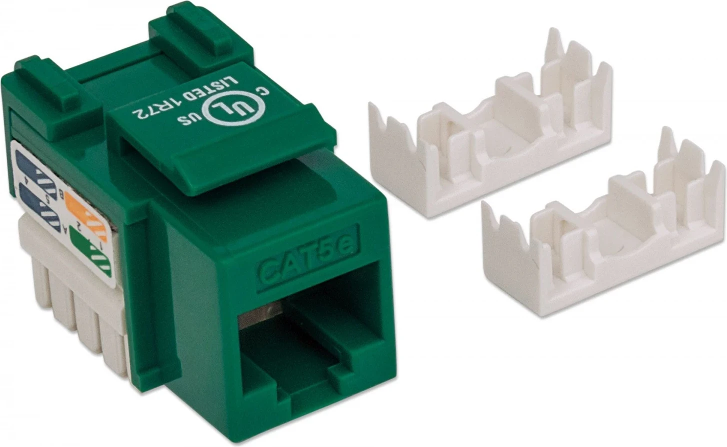 Modul Keystone RJ45 UTP Cat5e Intellinet, jeshil
