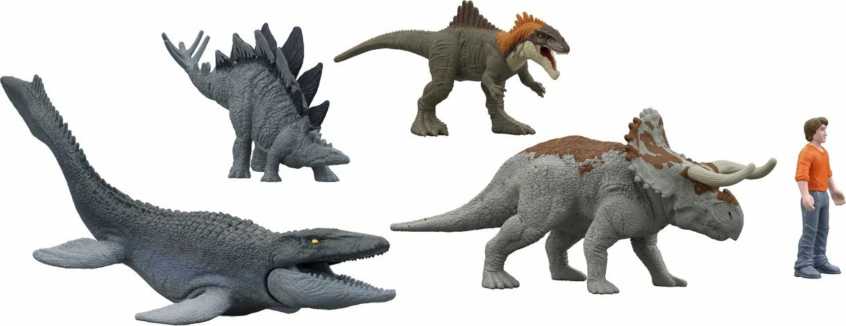 Kalendar adventi Mattel Jurassic World Chaos Theory JBG37, 24 ditë surpriza, set 30 pjesë (20 mini dinosaurë)