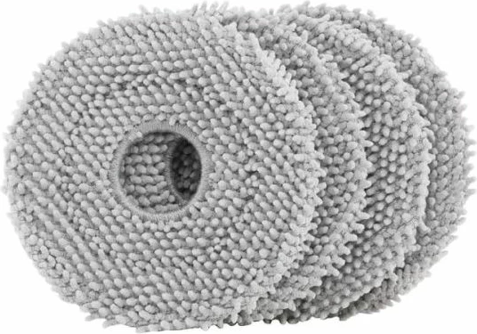 Set padash mop rrotullues, Roborock Qrevo / Qrevo S / Qrevo 5AE, 4 copë, gri