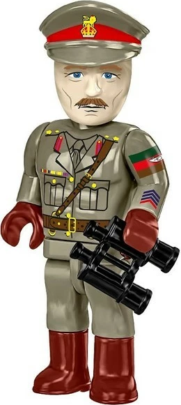 Set lodër ndërtimi Cobi Klocki Mark V (Male) 9199, 844 pjesë, kafe