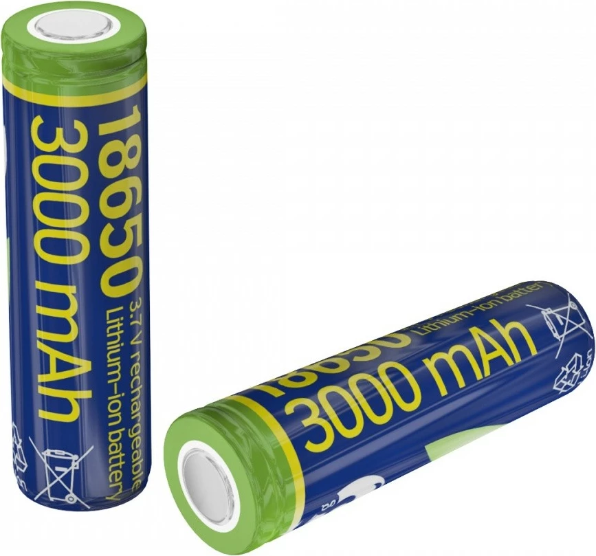 Bateri rikarikueshme Li-ion Gembird EG-BA-18650-10C/3000 18650 3000mAh 3.7V, pol i sheshtë, 1 copë