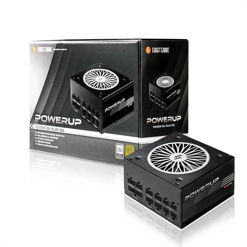 Furnizues energjie Chieftec PowerUp GPX-850FC, 850 W, 80 PLUS Gold
