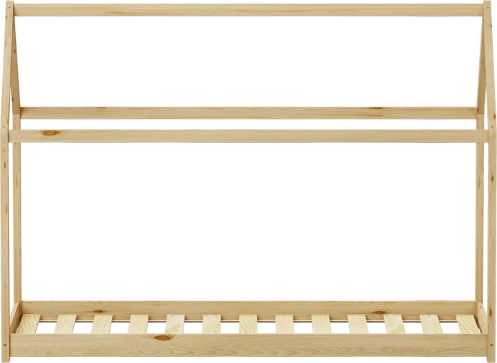 Krevat fëmijësh Nino Montessori, dru pishe, ngjyrë natyrale, 90x190cm
