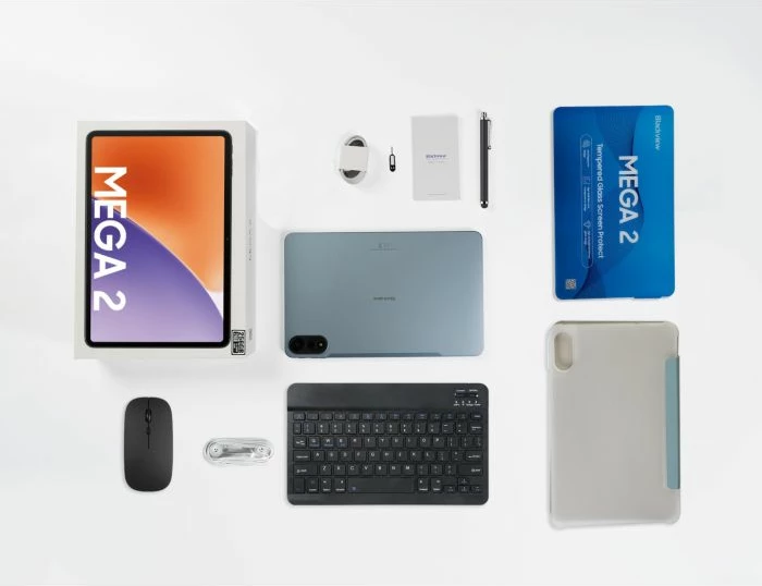 Tablet BLACKVIEW MEGA 2 12" 12GB/256GB LTE, me maus + tastierë (bundle), gjelbër