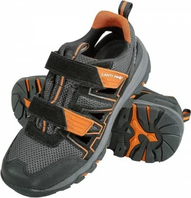 Sandale pune LAHTI PRO L3060645 S1 SRA pa metal antistatike nr.45, zi-gri-portokalli