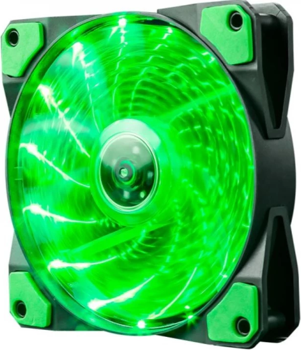 Ventilator kasë PC Marvo FN-10GN 120mm LED 3-PIN/4-PIN gjelbër