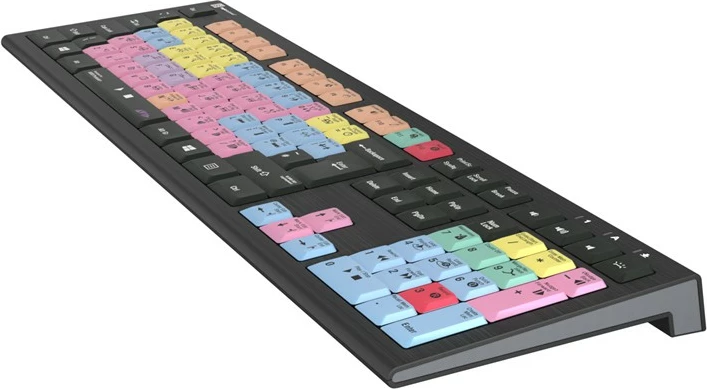 Tastierë LogicKeyboard Astra 2 Pro Tools UK për PC, me taste të ngjyrosura