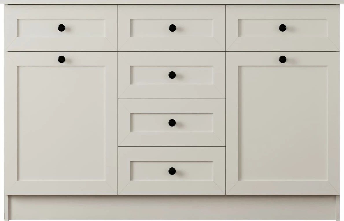 Komodë Skye Decor, ngjyrë e bardhë mat, RB-168-04-001