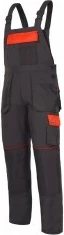 Pantallona pune me tiranta LAHTI PRO L4060360, 3XL (60), grafit-portokalli