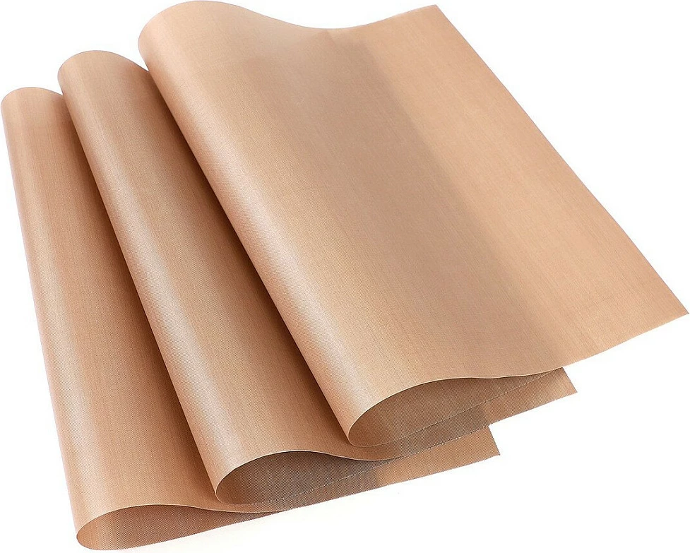 Mat tefloni PTFE LOKLiK, set 3 copë, 30 x 40 cm, ngjyrë kafe