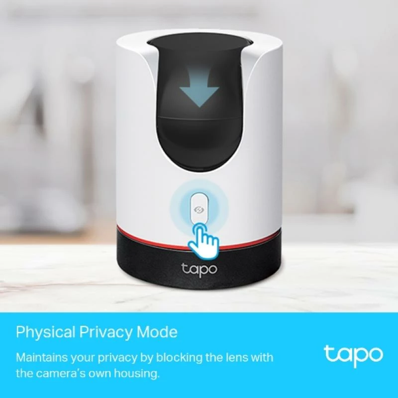 Kamerë IP, TP-Link Tapo C225, 4MP, bardhë/zezë