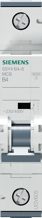 Automat elektrik Siemens 5SY41046, B4, 4A, 1P, 230/400V, 10kA