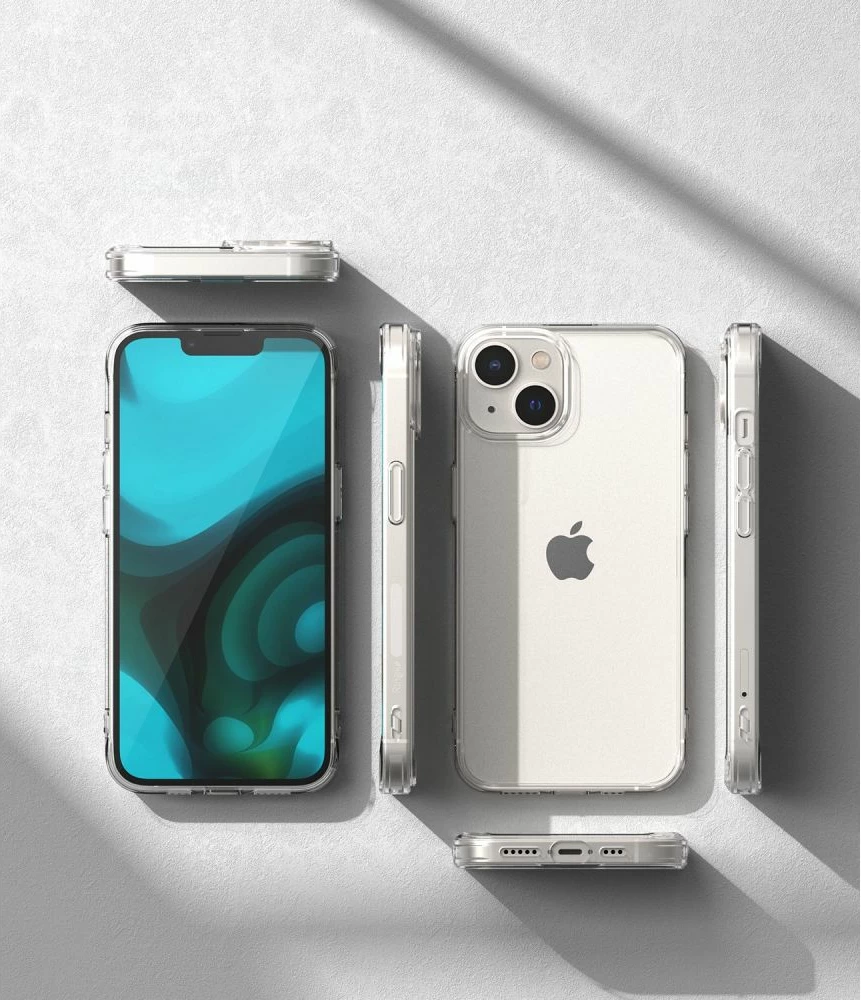 Mbështjellës Ringke Fusion për iPhone 14 Plus 6.7\", PC+TPU, Matte Clear, semi-transparent