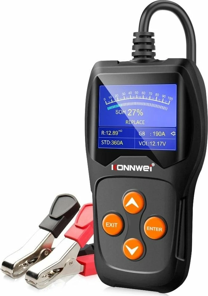 Testues baterie Konnwei KW600 12V me ekran LCD