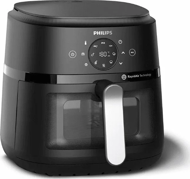 Fritezë pa vaj Philips NA231/00 6.2L 1700W 13 funksione, e zezë