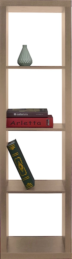 Raft librash KIVOS 41,6, ngjyrë sonoma, 41.6x29.5x147.5