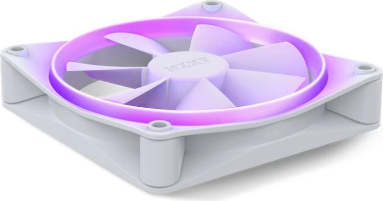 ventilator kasë kompjuteri NZXT F Series F120 RGB 120mm 500rpm 27-32dB (RF-R12TF-W1) i bardhë, set 3 copë