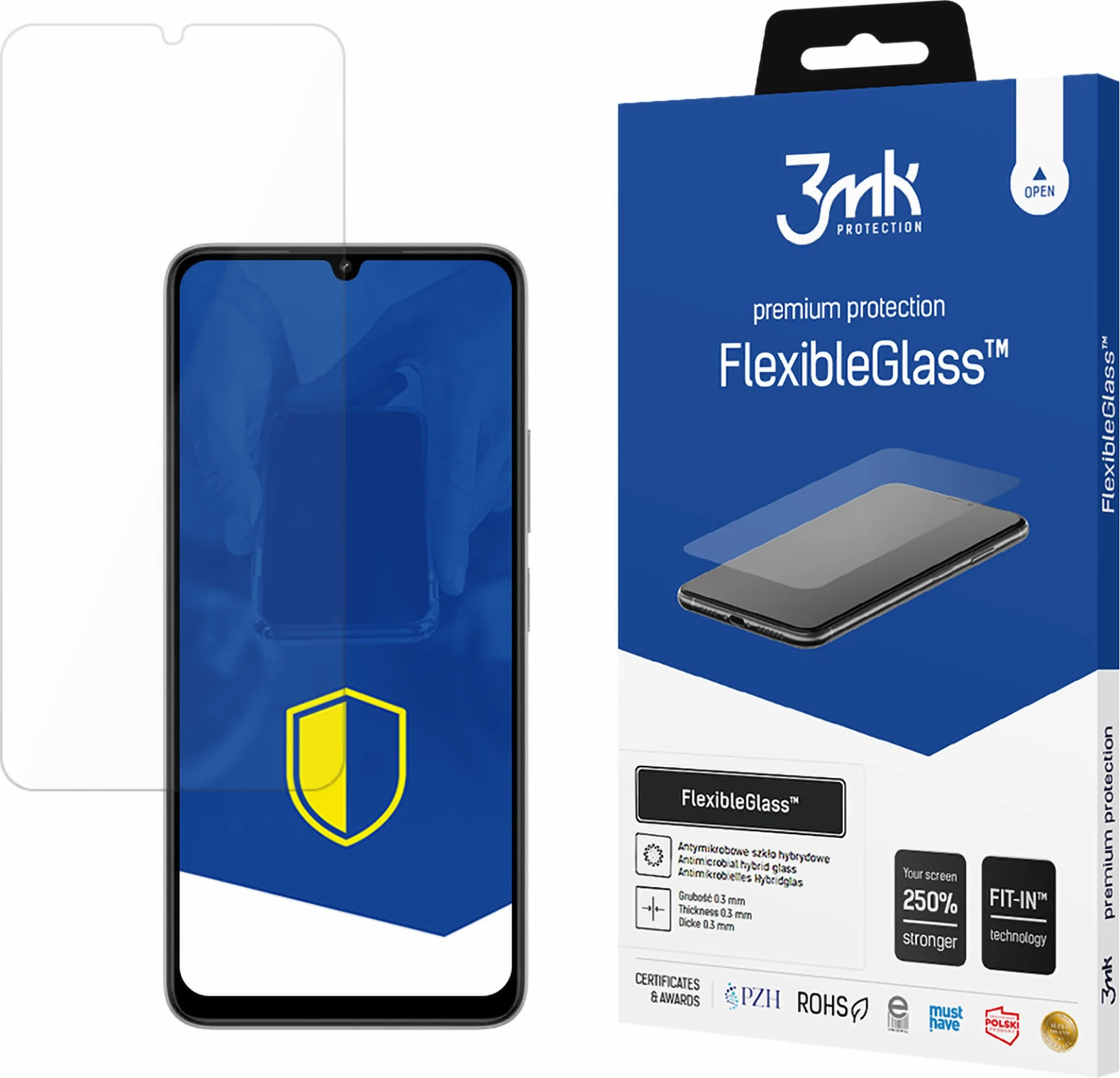 Xham mbrojtës fleksibil 3mk FlexibleGlass për Xiaomi Redmi 13C 5G