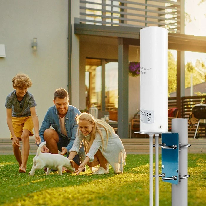 Antenë Qoltec 57044 4G LTE, 5dBi, omnidireksionale, për jashtë, Çelik