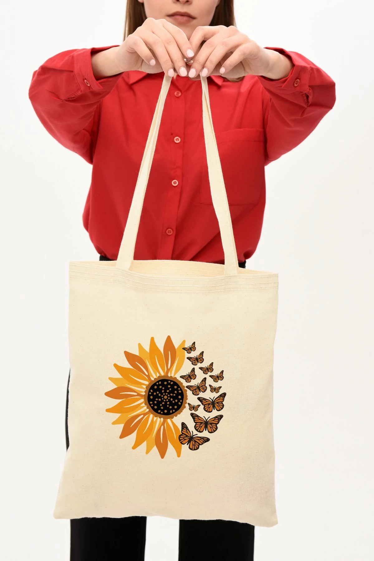 Qese Tote Zoozie Bags, krem, 35x40cm