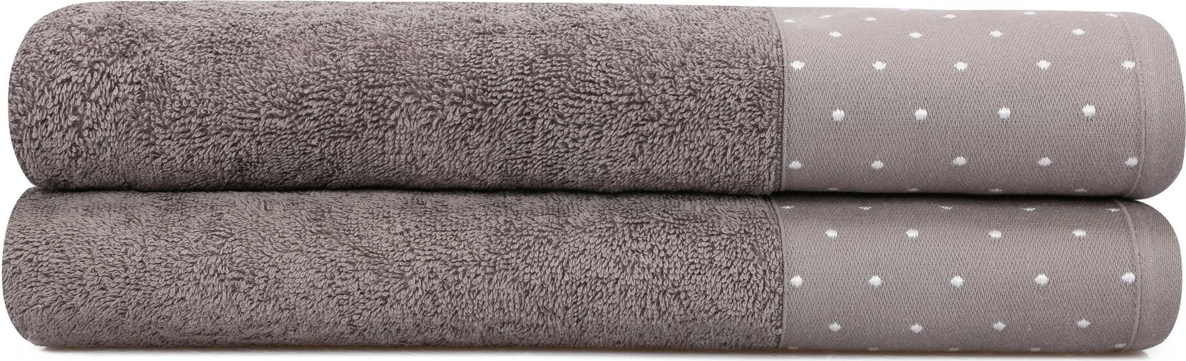 Set peshqirësh banje (2 copë), Mijölnir, Pitircik, kafe-bardhë