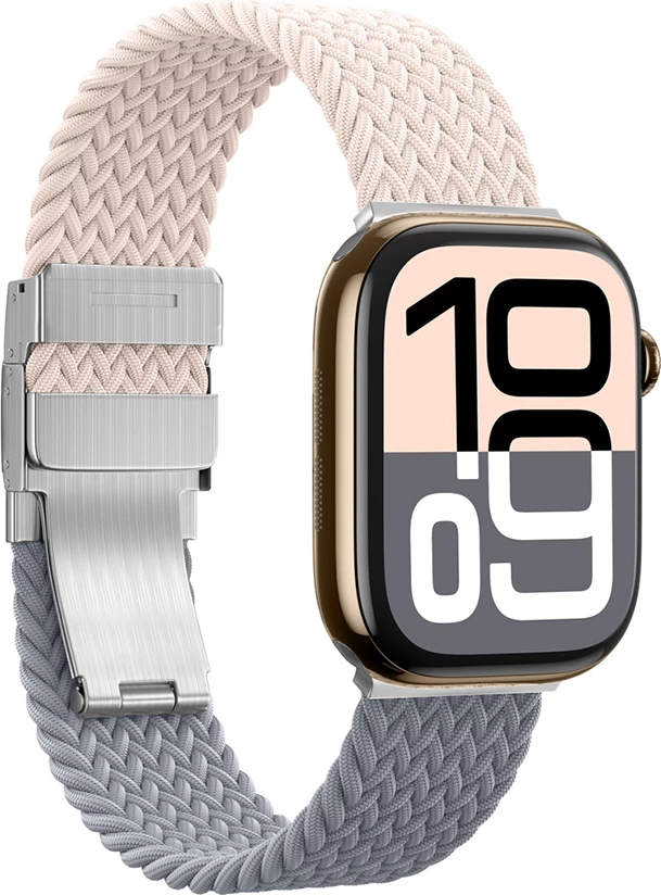 Set rripash për Apple Watch 42mm AmazingThing Blend Band, 2 copë, rozë-gri/rozë