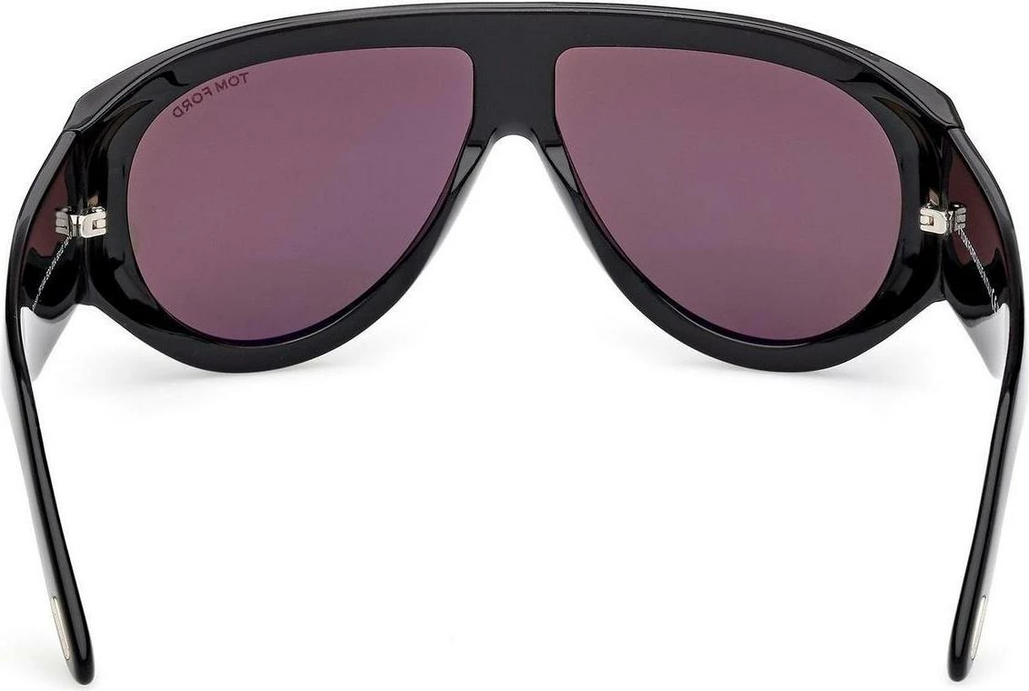 Syze dielli për meshkuj Tom Ford BRONSON FT1044 01A, të zeza [Ngjyra: 60]
