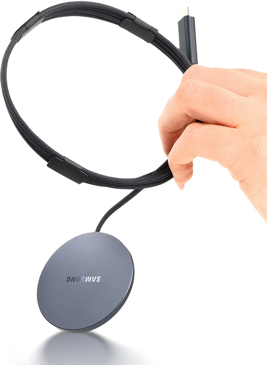 Karikues wireless Samsung EP-P2900BBE 25W Qi2 me magnet, kabllo 1.5 m, gri, në kuti