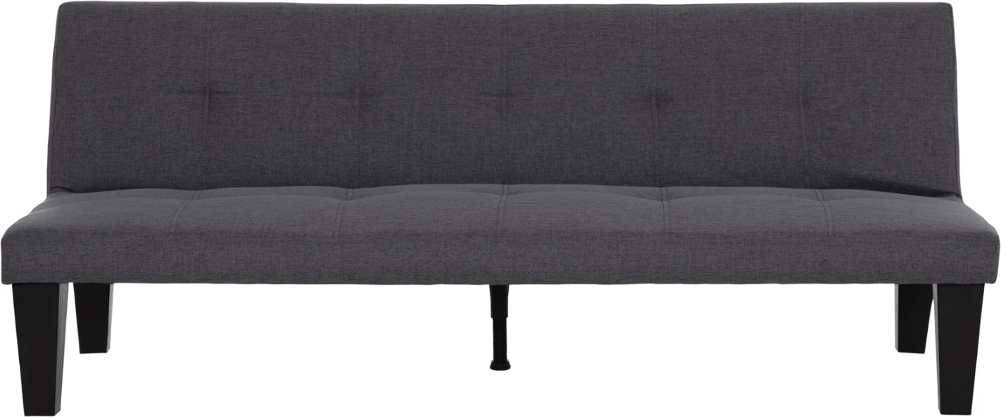 Divan-krevat dy vendesh, lëkurë PU gri, KORO FH3304.01, 165x75x64cm