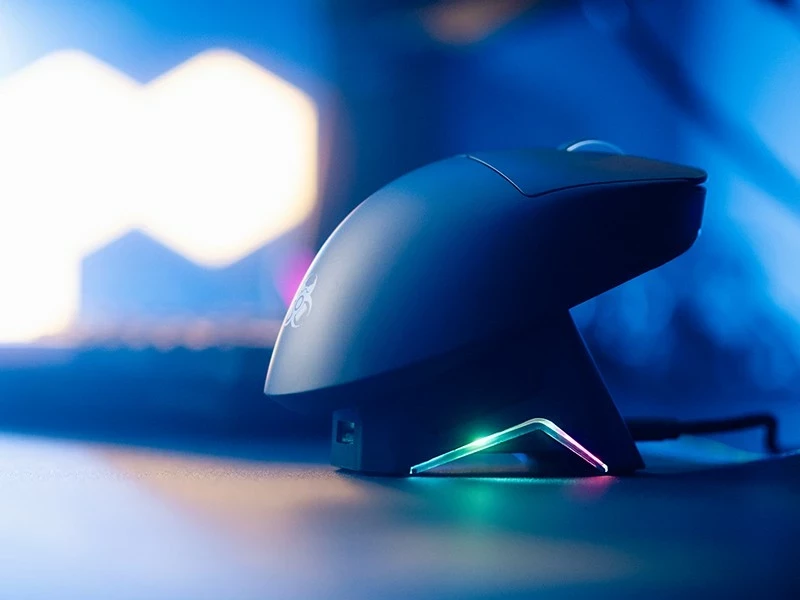 Maus gaming Tracer GameZone Nord, wireless/USB-C, 12000 DPI, e zezë