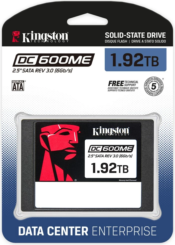 SSD Kingston DC600ME 1.92TB, 2.5", Enterprise SATA, Mixed-Use