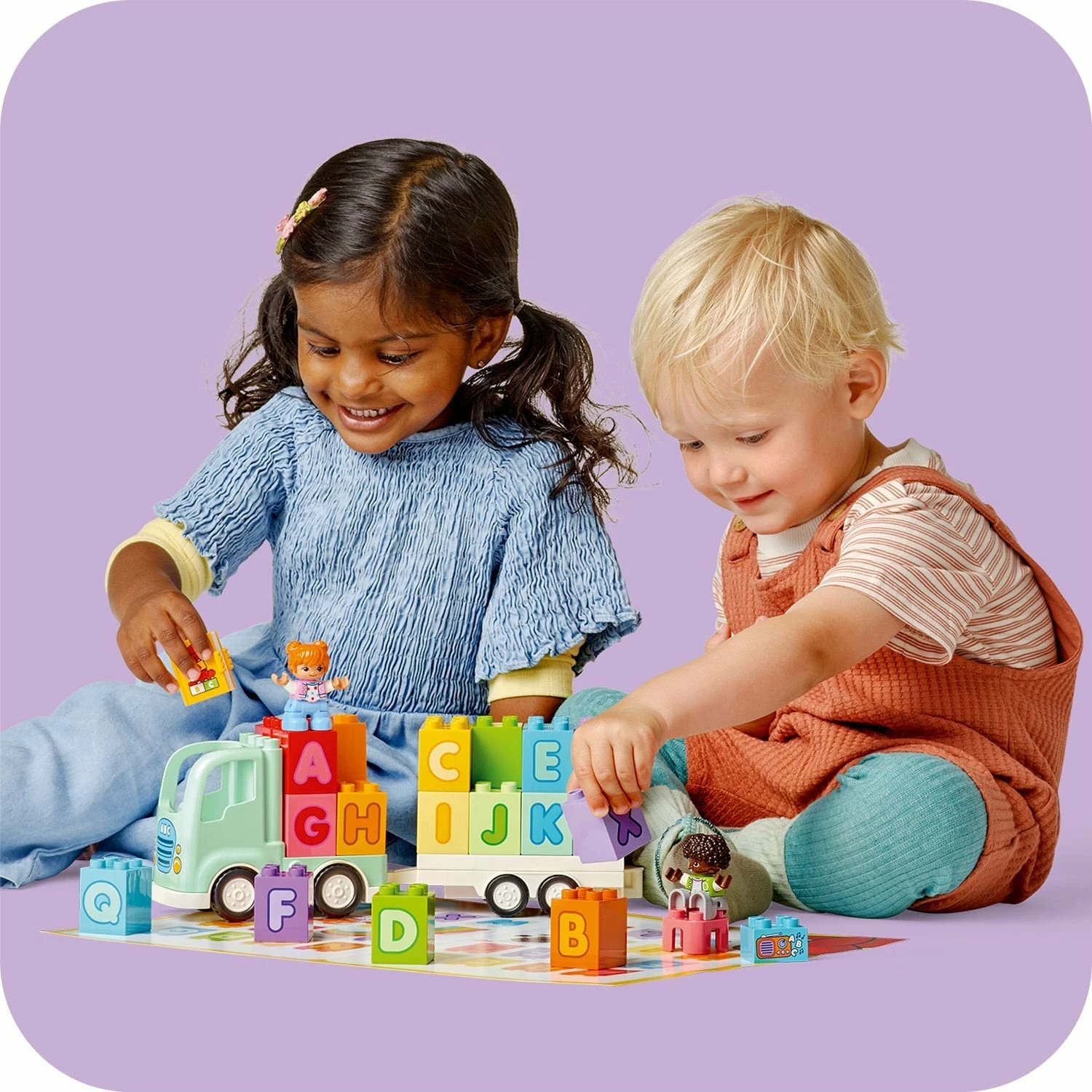 Set ndërtimi LEGO DUPLO Town Kamion me alfabet 10421, 36 copë, 2+ vjet, shumëngjyrësh