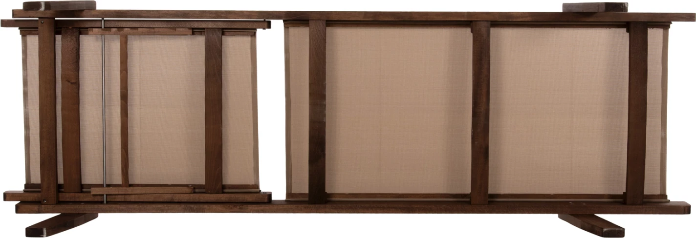 Shezlong profesional për plazh, dru fagu, ngjyrë arre dhe tekstileni mocha, FH10356.06, 200x61-66x31-91H cm