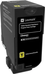 Toner Lexmark 74C2SY0, 7000 faqe, Verdhë