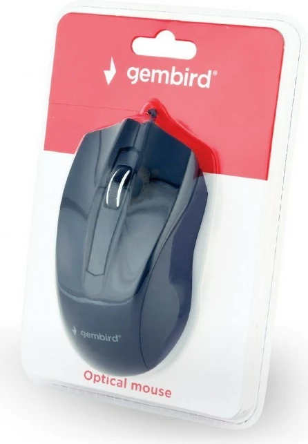 Maus Gembird MUS-3B-01, USB Type-A, Optik 1000 DPI, i zi