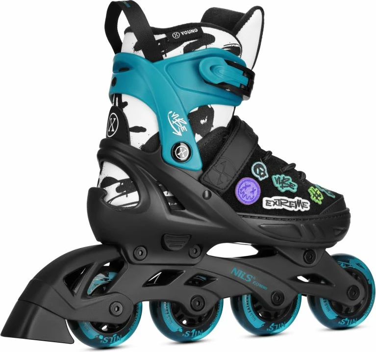 Rollera Nils Extreme NA2053A VIBE, turquoise, M (37-40)