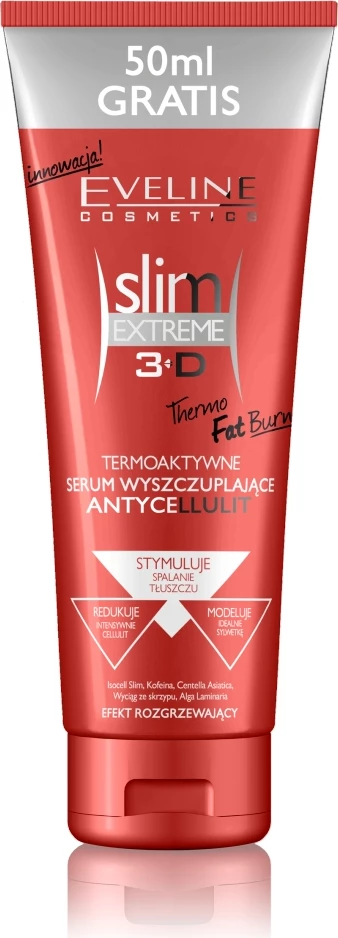 Serum për trup Eveline Cosmetics Slim Extreme 3D Thermoactive Slimming për femra, 250ml