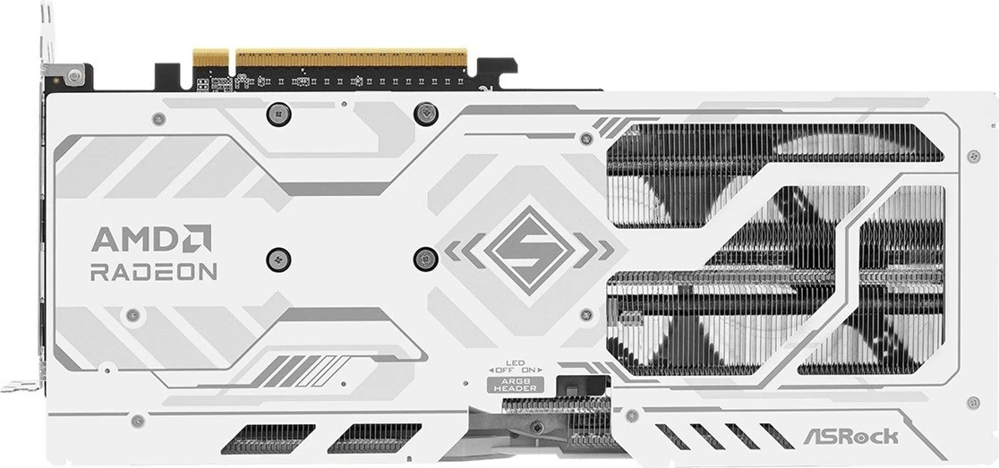 Kartelë grafike Asrock RX9060XT Steel Legend, 16 GB GDDR6, e bardhë