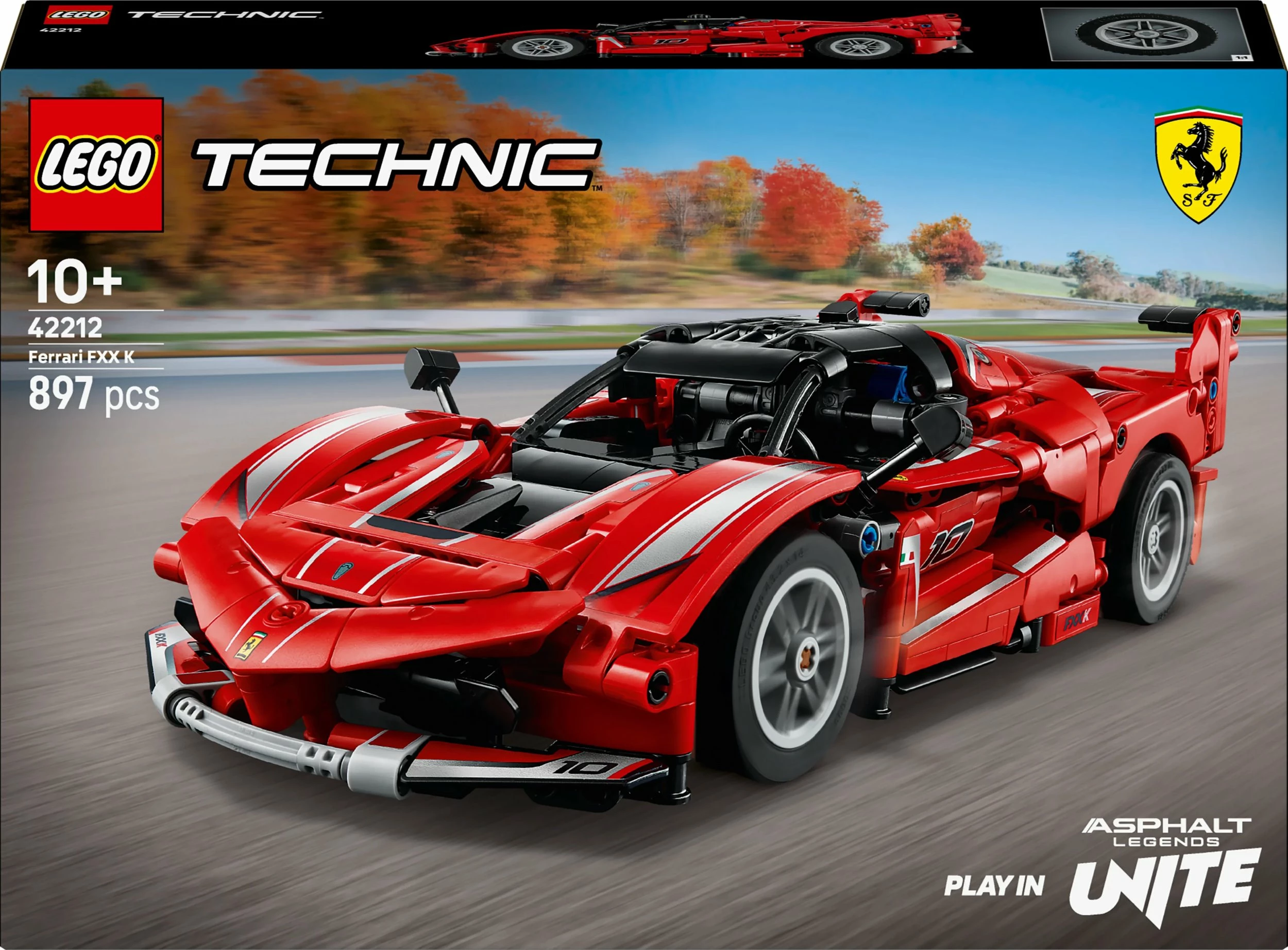 Set LEGO Technic Ferrari FXX K 42212, 897 copë, 10+ vjeç, e kuqe