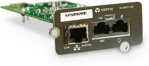 Kartë rrjeti Vertiv Liebert IntelliSlot SNMP Web Card IS-UNITY-SNMP, LAN, për pajisje Vertiv