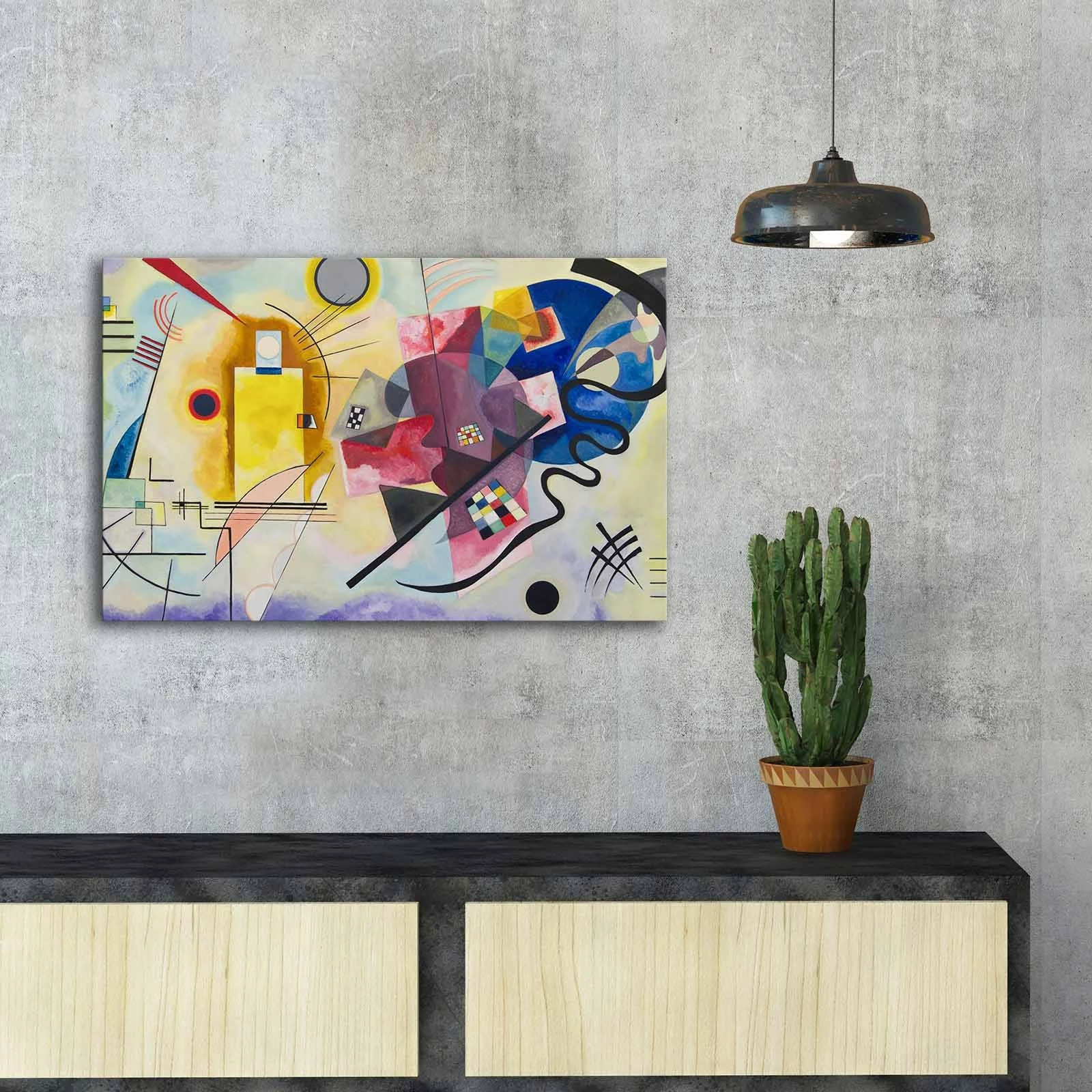 Pikturë dekorative në kanavacë, Wallity FAMOUSART-117, shumëngjyrëshe, 45x70cm