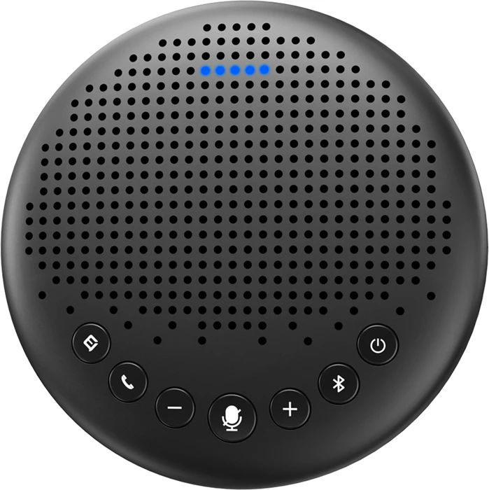 Altoparlant konferencash wireless EMEET Luna, 2600 mAh, Bluetooth 4.2, USB-C/AUX, 360° mikrofon, me adapter USB A200, i zi